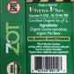 Zot 100% Organic Licorice With Mint, Dark Brown, Black, 0.4 Ounce (Pack Of 6)