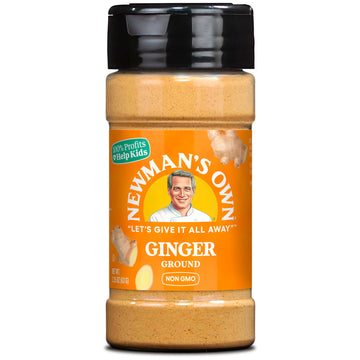 Newman's Own Ground Ginger Root, Perfect for baking, stir fries, curries, Non-GMO, Kosher, 2.25 Oz. Bottle