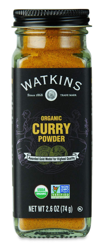 Watkins Organic Curry Powder Non-Gmo Kosher 2.6 Ounce Jar 1-Pack
