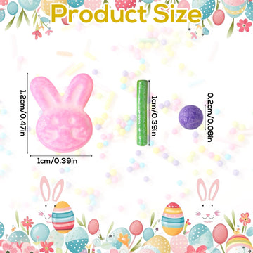Easter Sweets Sprinkles, 100G Easter Edible Sprinkle Mix Easter Cupcake Toppers Edible Sprinkle Mix Bunny Cake Topper Assorted E