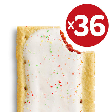 Pop-Tarts Frosted Strawberry, 36 Count (60.9 oz) - Delicious Breakfast Pastries by Kellogg's
