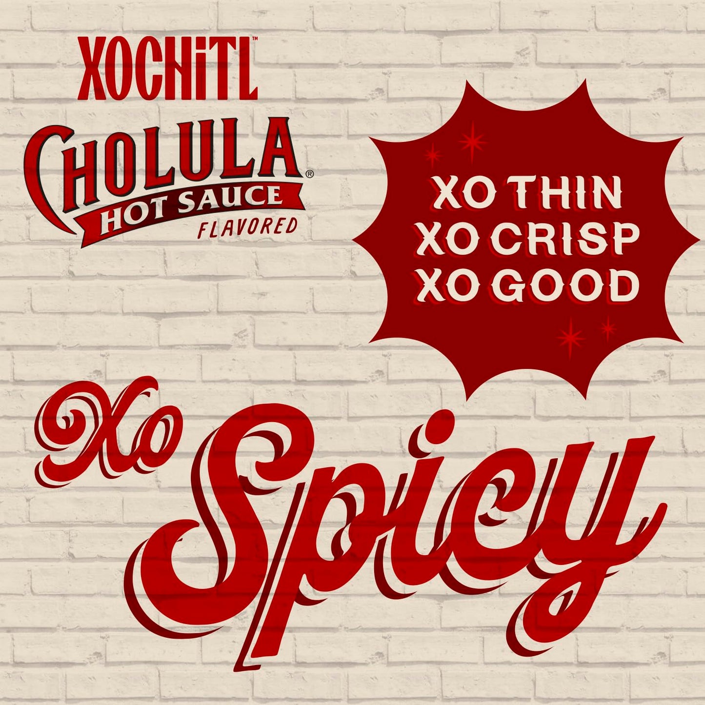 Xochitl Tortilla Chips Cholula Hot Sauce Flavored - Thin & Crispy White Corn Chips, Mexican-Style, Gluten-Free, 11 Oz (Pack Of 4