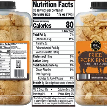 MemberMark Original Fried Pork Rinds, 16 Oz.