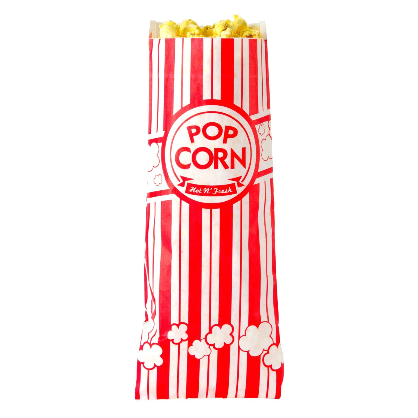 Concession Essentials Ce Popcorn Bags-500 Popcorn Bags, 1 Oz. (Pack Of 500), 2'' Height, 3'' Width, 8'' Length (Pack Of 500)