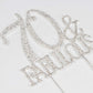 Hatcher Lee Cake Topper 70 Years Birthday or 70th Wedding Anniversary, Silver Crystal Rhinestone, Model HCL-030