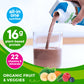 Orgain Organic Vegan Protein Shake, Smooth Chocolate, 16g Protein, 11 Fl Oz (Pack of 12)