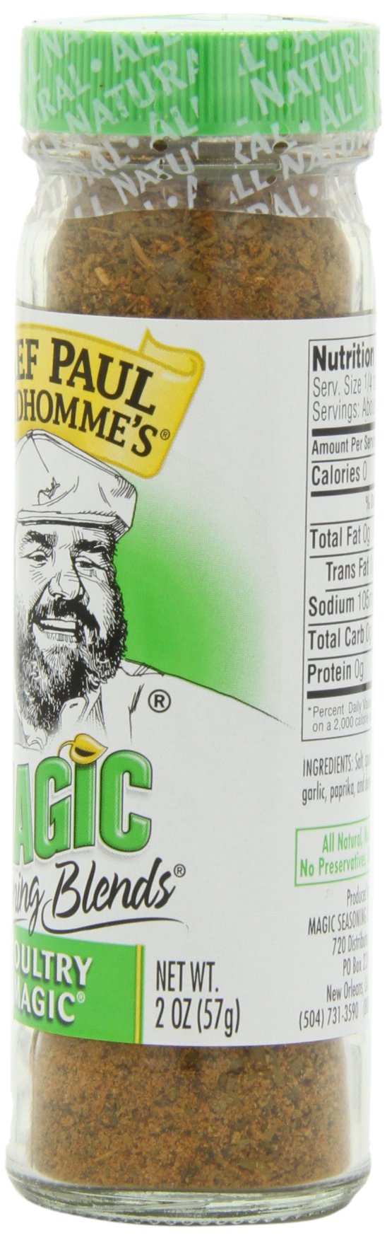 Magic Seasoning Blends Poultry Magic, 2.0-Ounce Bottles (Pack Of 12)