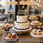 Sugarzy Black Pearls Sprinkles Edible Cake Decorating Sugar 130g Mix Size Black Pearl