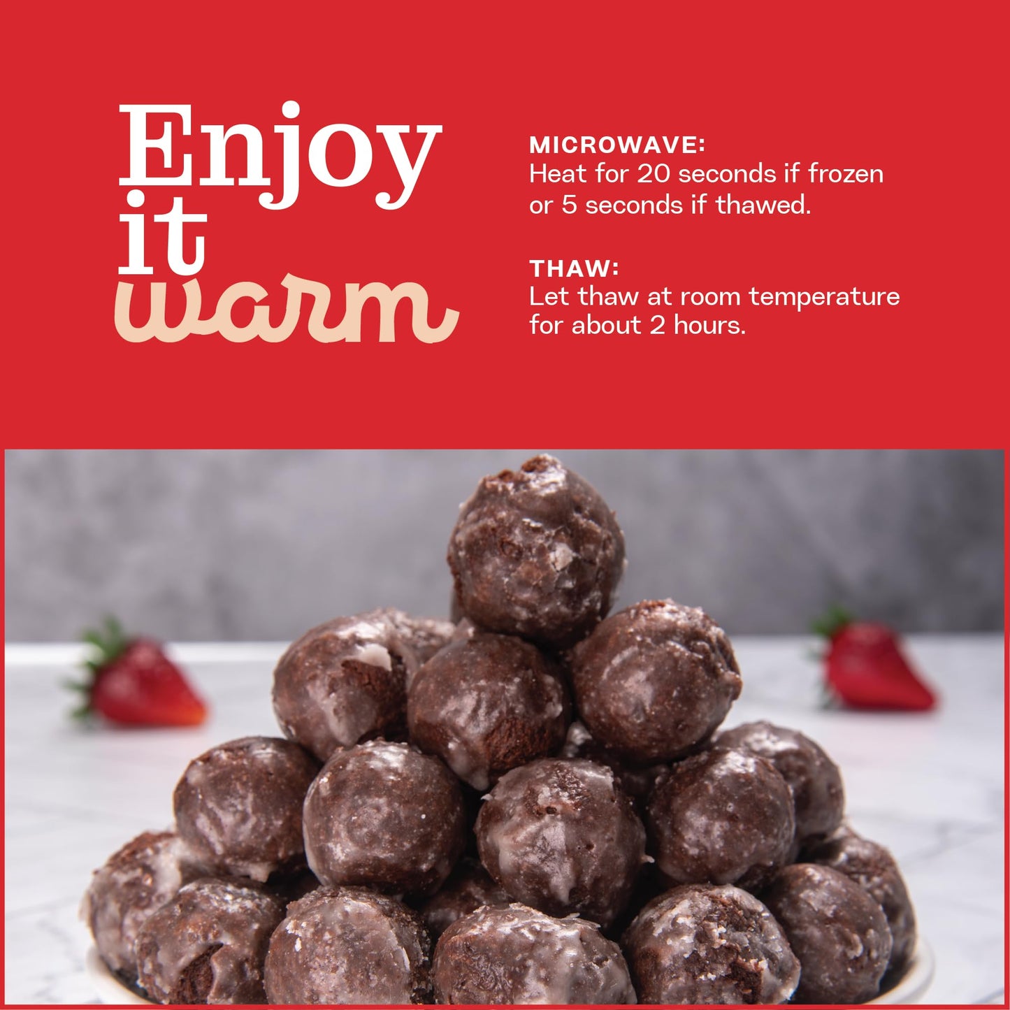 Katz Gluten Free Glazed Chocolate Donut Holes | Dairy Free, Nut Free, Soy Free, Gluten Free | Kosher (1 Pack, 6 Ounce)