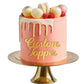 Personalized Cake Topper for Birthday Wedding with Any Text Numbers Mirror Acrylic Cake Toppers Cake Decoration for Birthday Ann