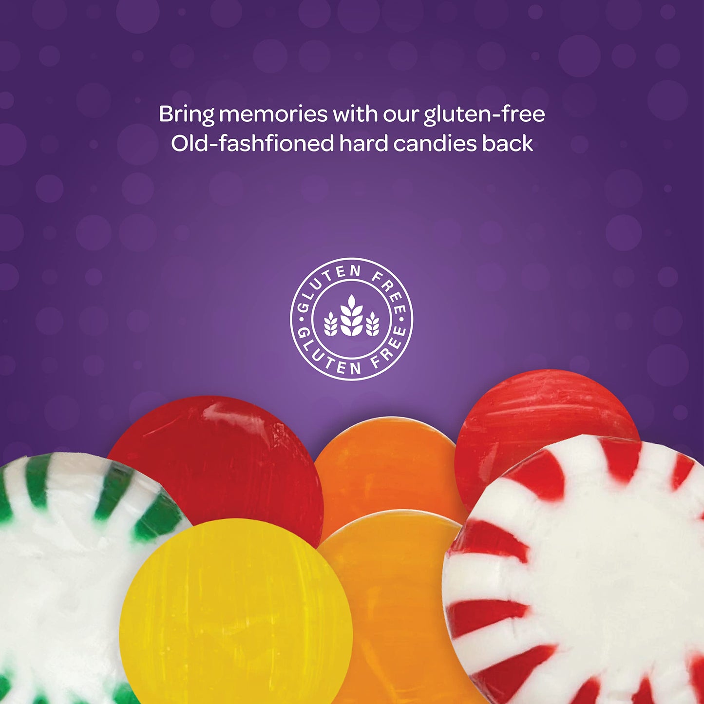 Old-School Hard Candy Assortment - 2 Pound Bulk Pack (About 150 Count) - Individually Wrapped Classic Sweets