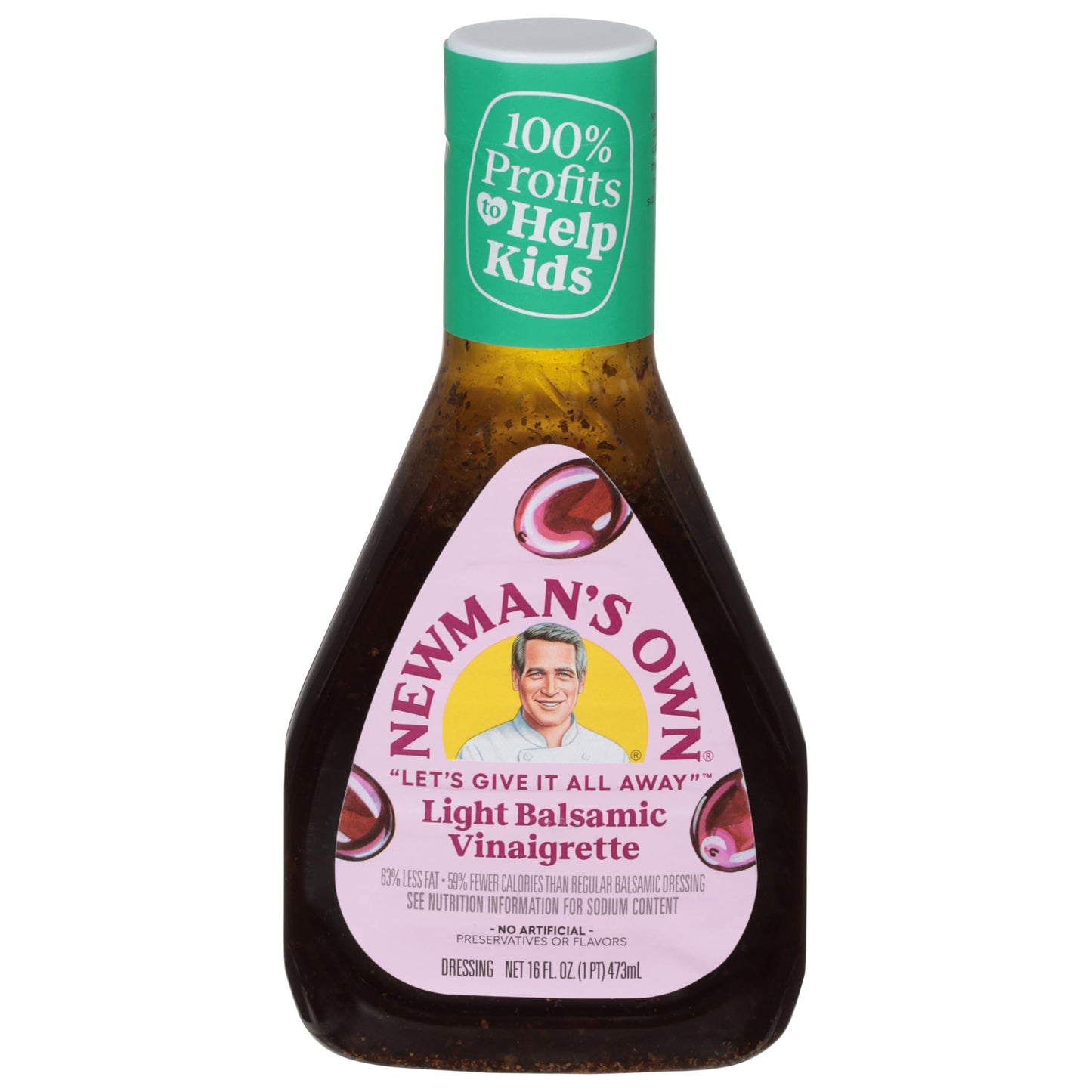 Newman'S Own Lite Balsamic Vinaigrette, 16 Oz