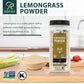 Soeos Lemongrass Powder 7 Ounce (198G), Lemongrass Herb, Lemongrass Powder Bulk, Freshly Ground Dried Lemongrass, Natural, Non-Gmo Verified, Kosher, Flavorful Herb For Tea