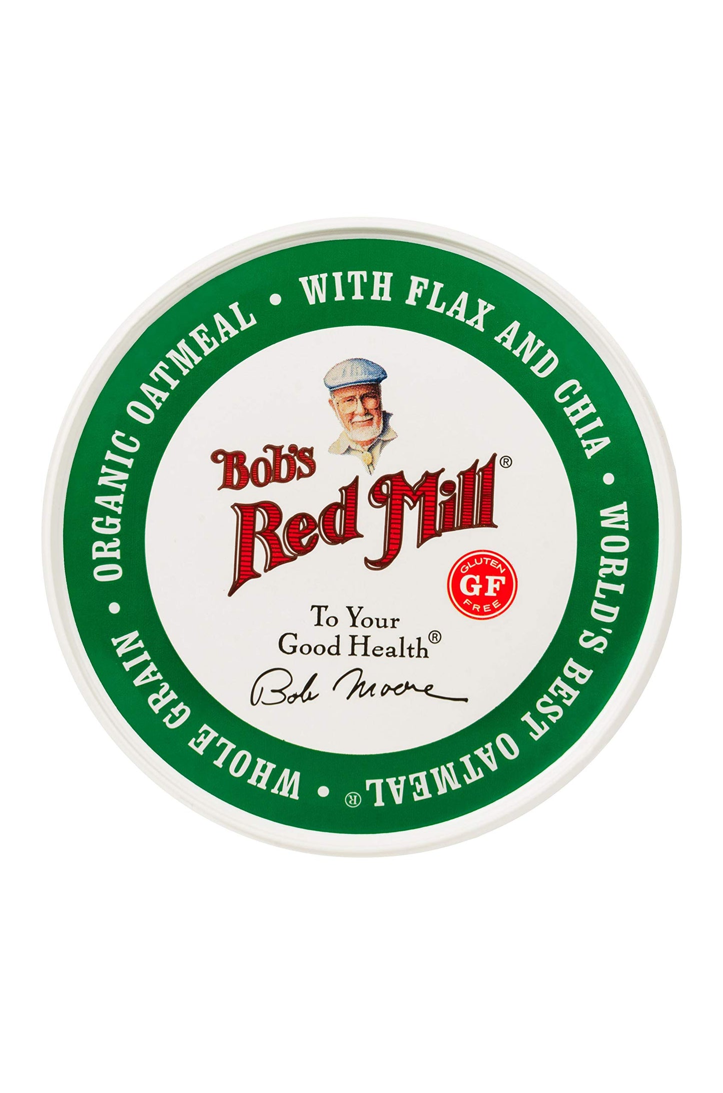 Bob's Red Mill Organic Gluten Free Oatmeal Cup, Classic with Flax/Chia, 1.8 Ounce (Pack of 1), Non-GMO, Whole Grain, Kosher