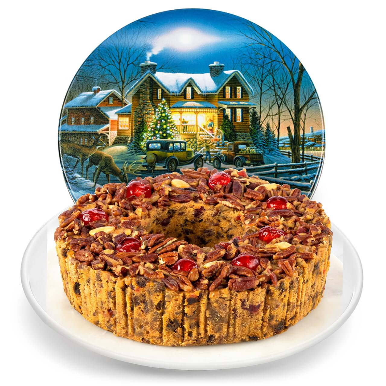 Beatrice Bakery Co. Original Fruitcake - Holiday Tin, 80 oz, Freshly Made with Fruit and Nuts, Est. 1917