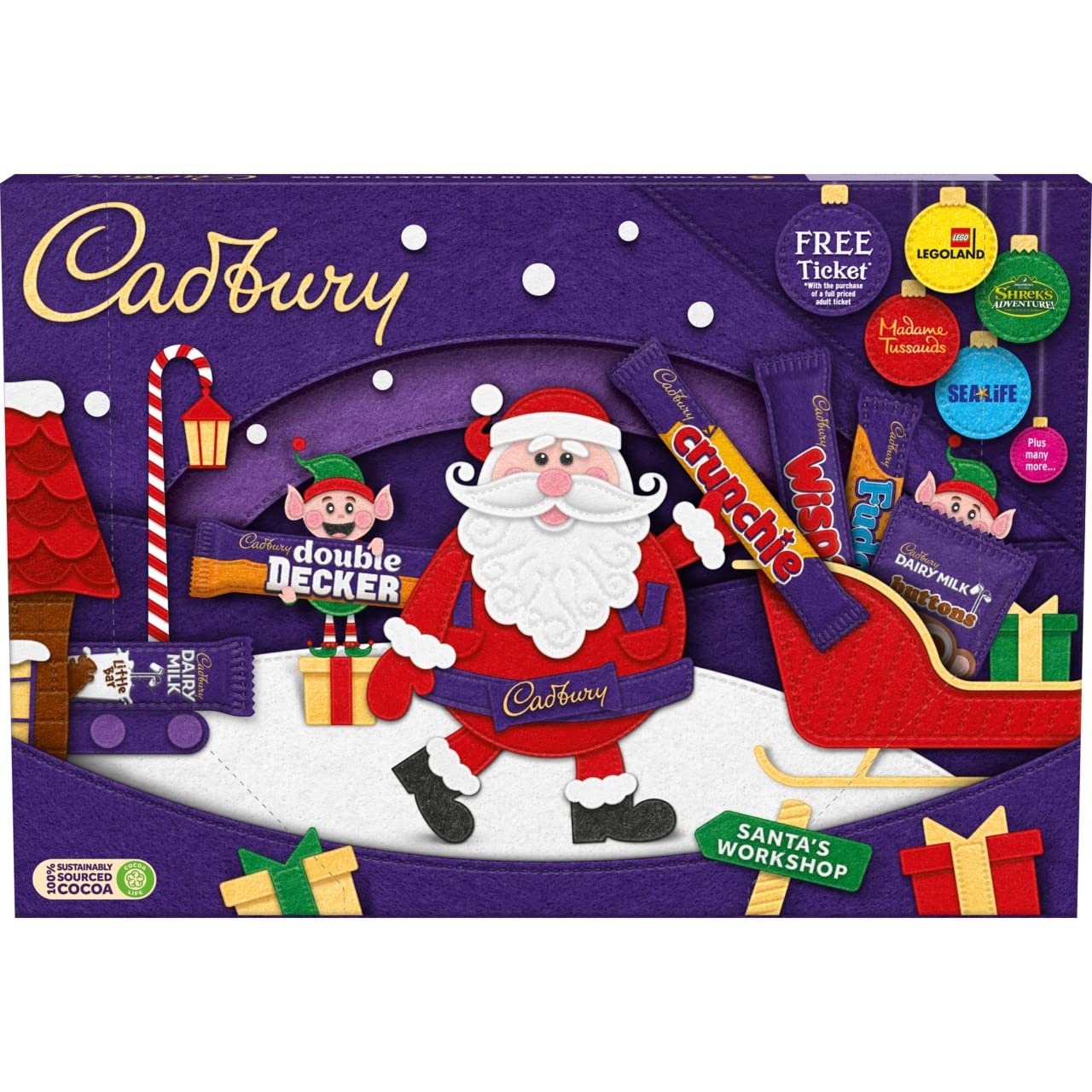 Cadbury Santa Chocolate Selection Box 125 Grams