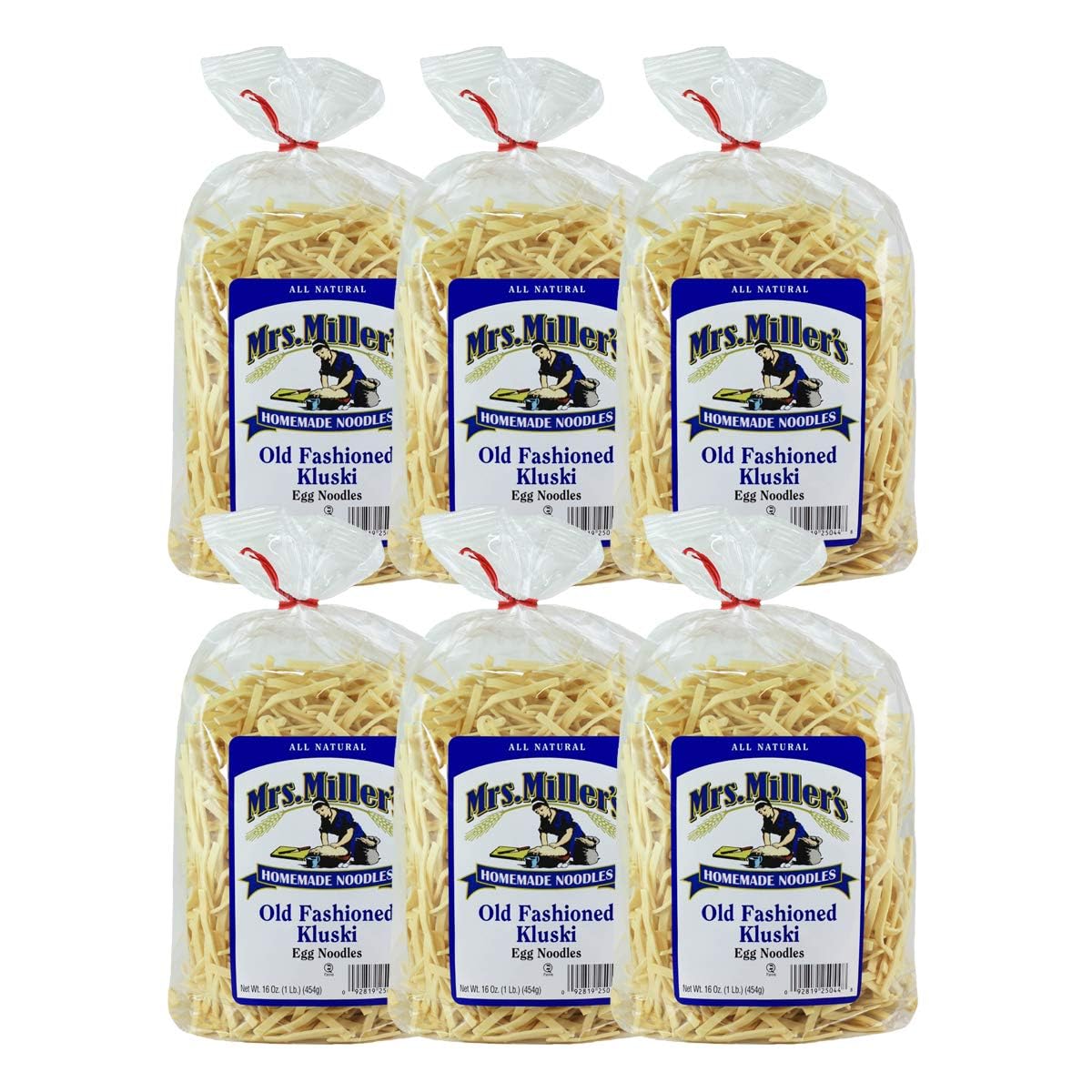 Mrs Millers Homemade Old Fashioned Kluski Egg Noodle, 16 Ounce - 6 Per Case.