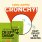 Arawoom - Real Crispy Shrimp Cheek Snack - 100% Real Black Tiger Shrimp - 16 Ounce (Pack Of 1) - Wasabi Flavor - Crunchy Treat F