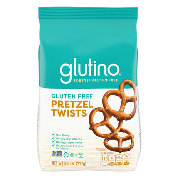 Glutino Gluten Free Pretzel Twists, Salted, 8 oz