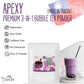 Apexy Premium Bubble Tea Powder Mix, 15.87 oz, Taro Bubble Tea, Instant 3 in 1 Bubble Tea Mix, Smoothie Mix, For Hot or Cold Dri