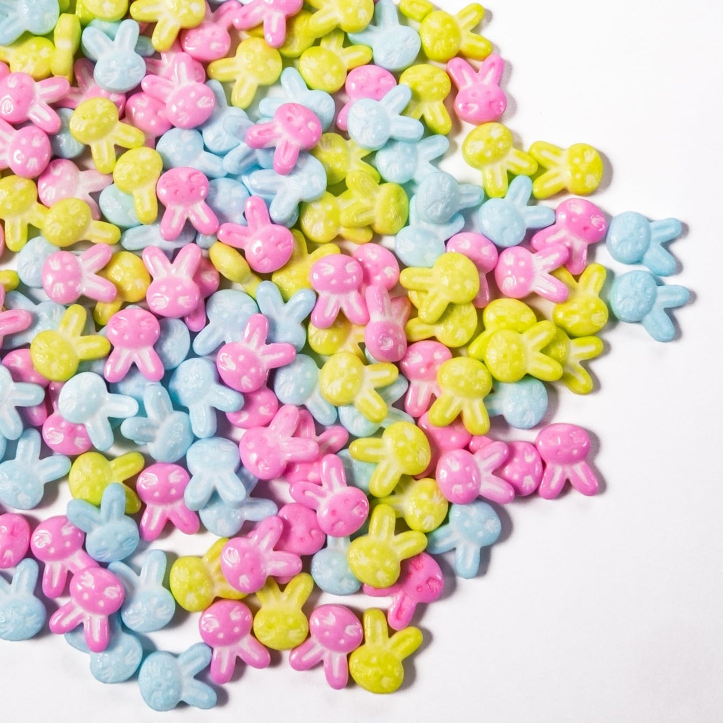Cobakey Easter Sprinkles for Cookies 3.52 Ounce Spring Sprinkles for Baking Green & Blue Edible Bunny Sprinkles Perfect for East