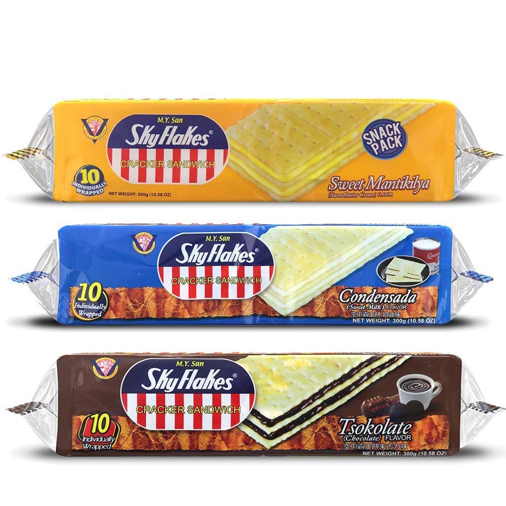 M.Y. San Skyflakes Cracker Sandwich Assorted Flavors