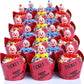 Pretty Cute Studios Raffle Ticket Cupcake Wrappers, 36 Count, Red, Cardstock - Circus, Carnival, Movie Night Party Decorations