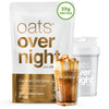 Oats Overnight Caramel Cold Brew Breakfast Shake - Vegan, 20g Protein, 65mg Caffeine, Gluten Free, 8 Pack (2.6 oz per meal)
