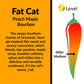 Fat Cat Gourmet Peach Maple spirit-inspired flavor Hot Sauce & Glaze - Sweet & Savory, Mild Heat - 5 Fl Oz, Gluten Free, Vegan, Keto Friendly