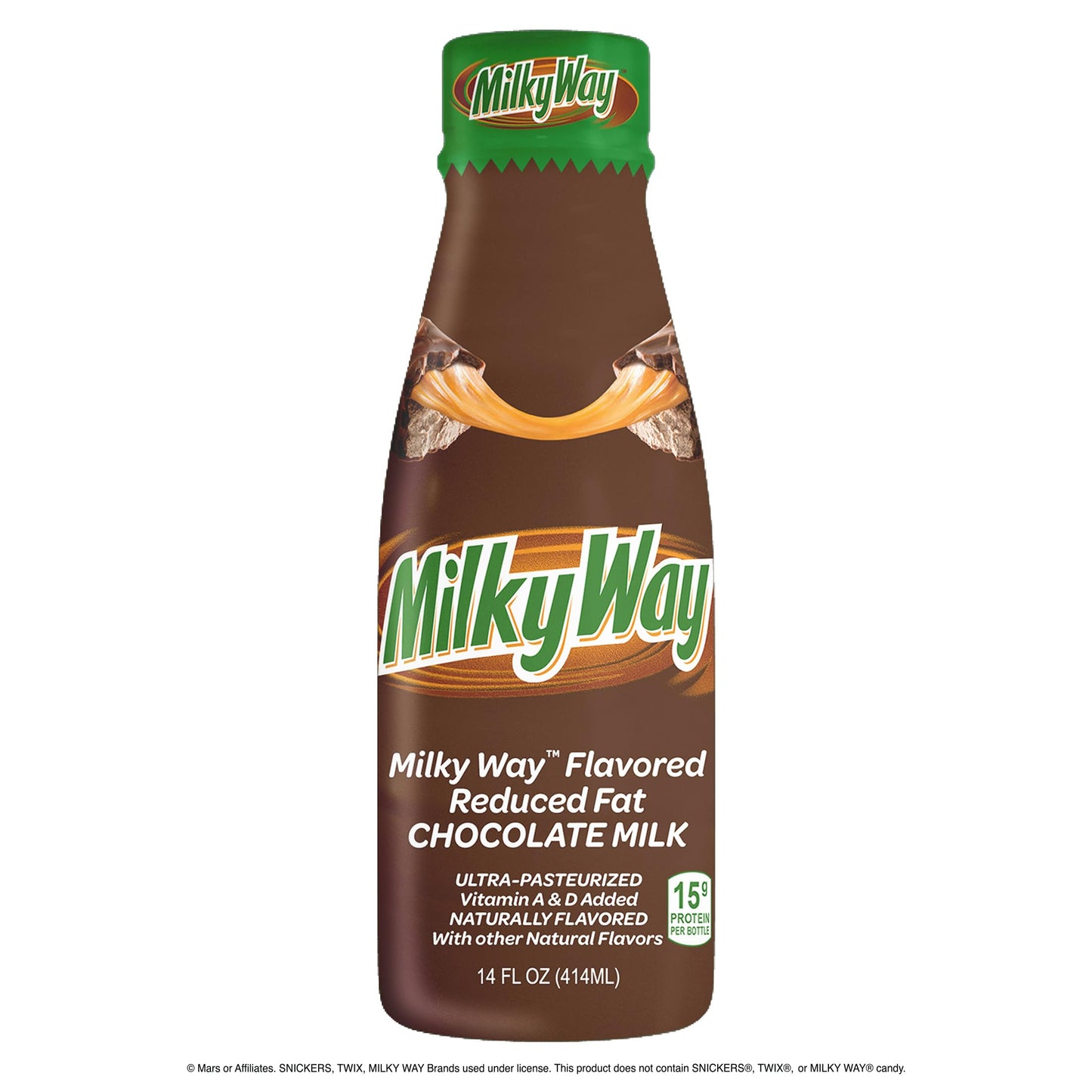MilkyWay Chocolate Milk - Packed with the flavors of creamy caramel, smooth nougat and rich milk chocolate. Pack of 12, 14 oz Bo