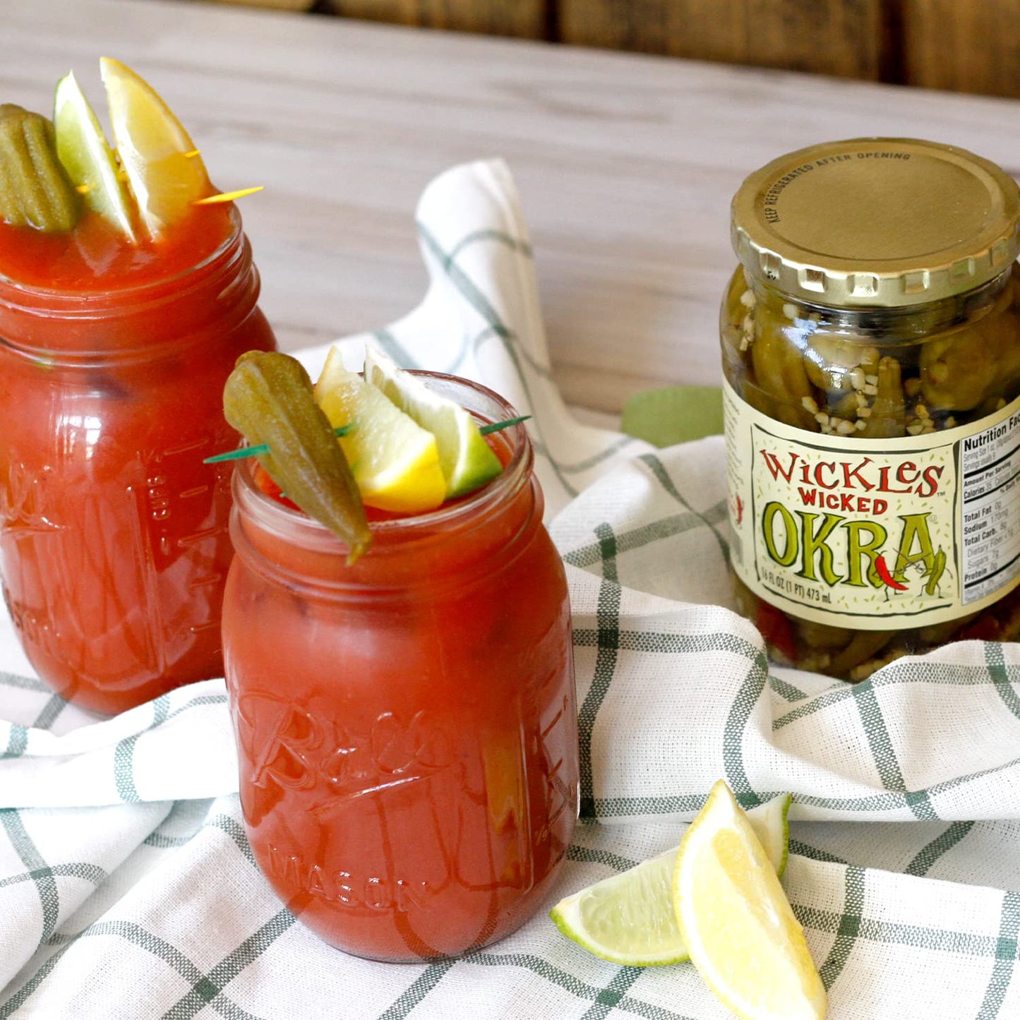 Wickles Pickles Wicked Okra (3 Pack) - Sweet & Spicy Pickled Okra - Slightly Sweet, Definitely Spicy, Wickedly Delicious (16 Oz