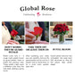 GlobalRose Real Fresh Cut Red Roses - 50 Fresh Flowers - Fresh Flowers Bouquet for Wedding