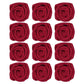 Confect Edible Deep Burgundy Rose Toppers - Edible Roses for Cake & Cupcake Decorations, Perfect for Weddings & Special Occasion
