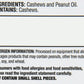 Kirkland Signature Unsalted Cashews, 2.5 Lb, 2 Pack