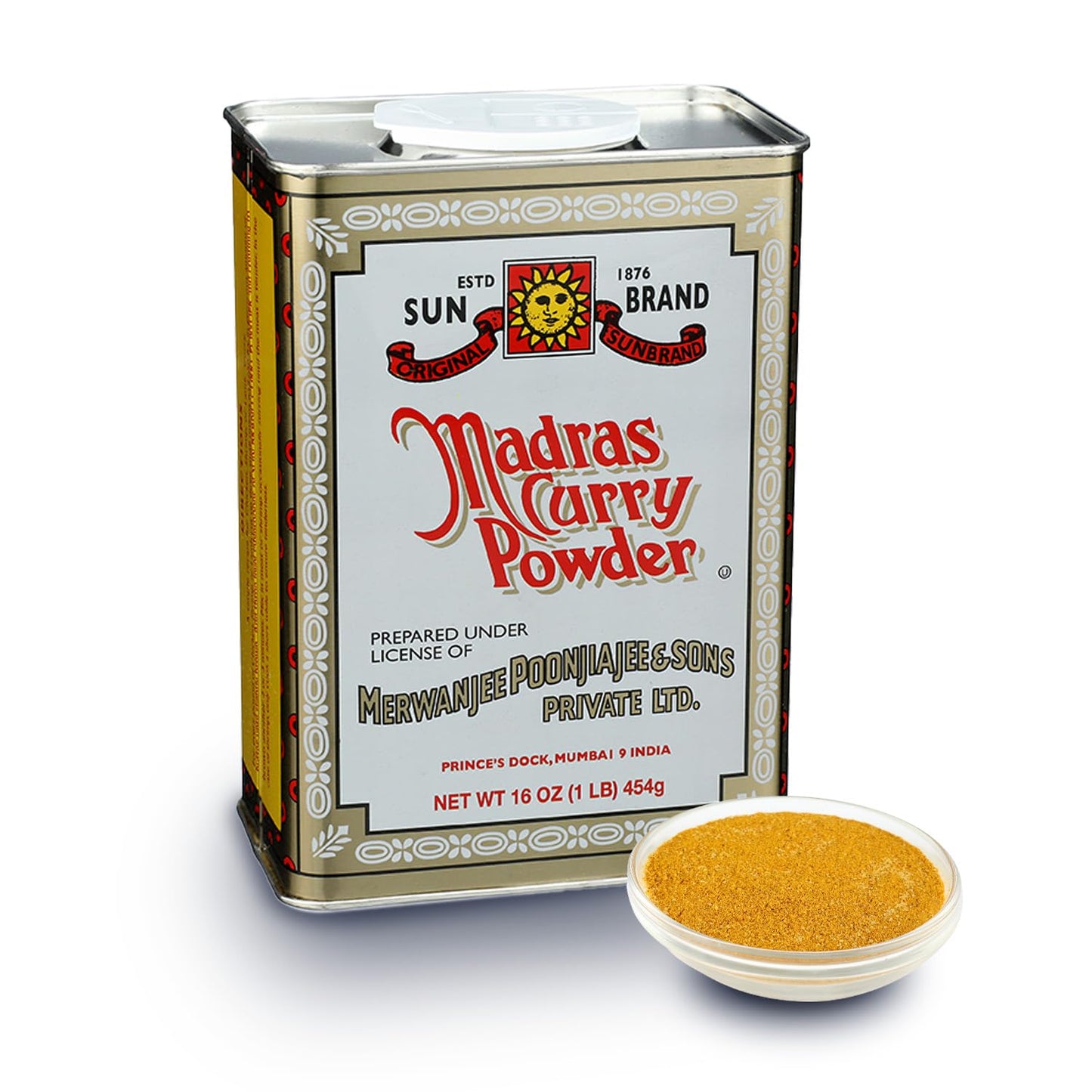 Sun Brand Madras Curry Powder, 1 Pound (Pack Of 1)