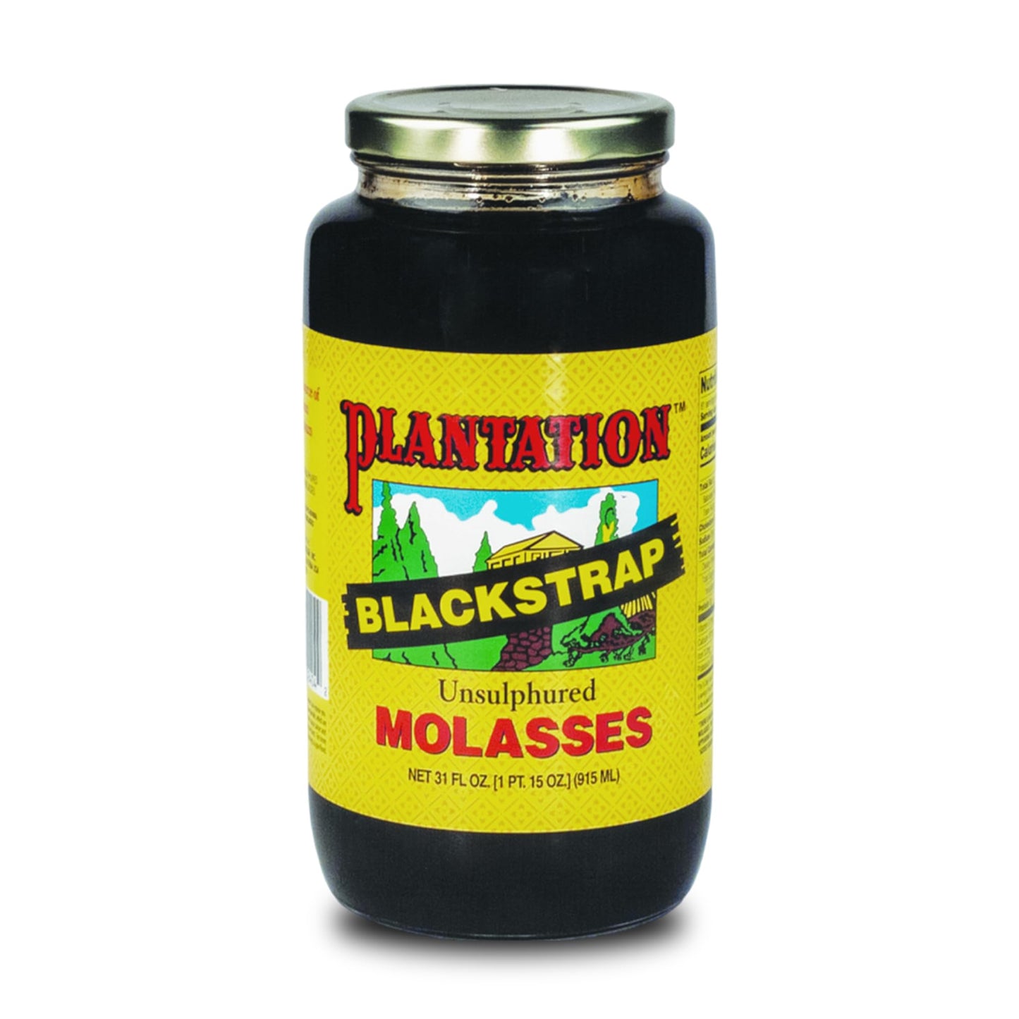 Plantation Blackstrap Molasses, Unsulfured, 31 oz