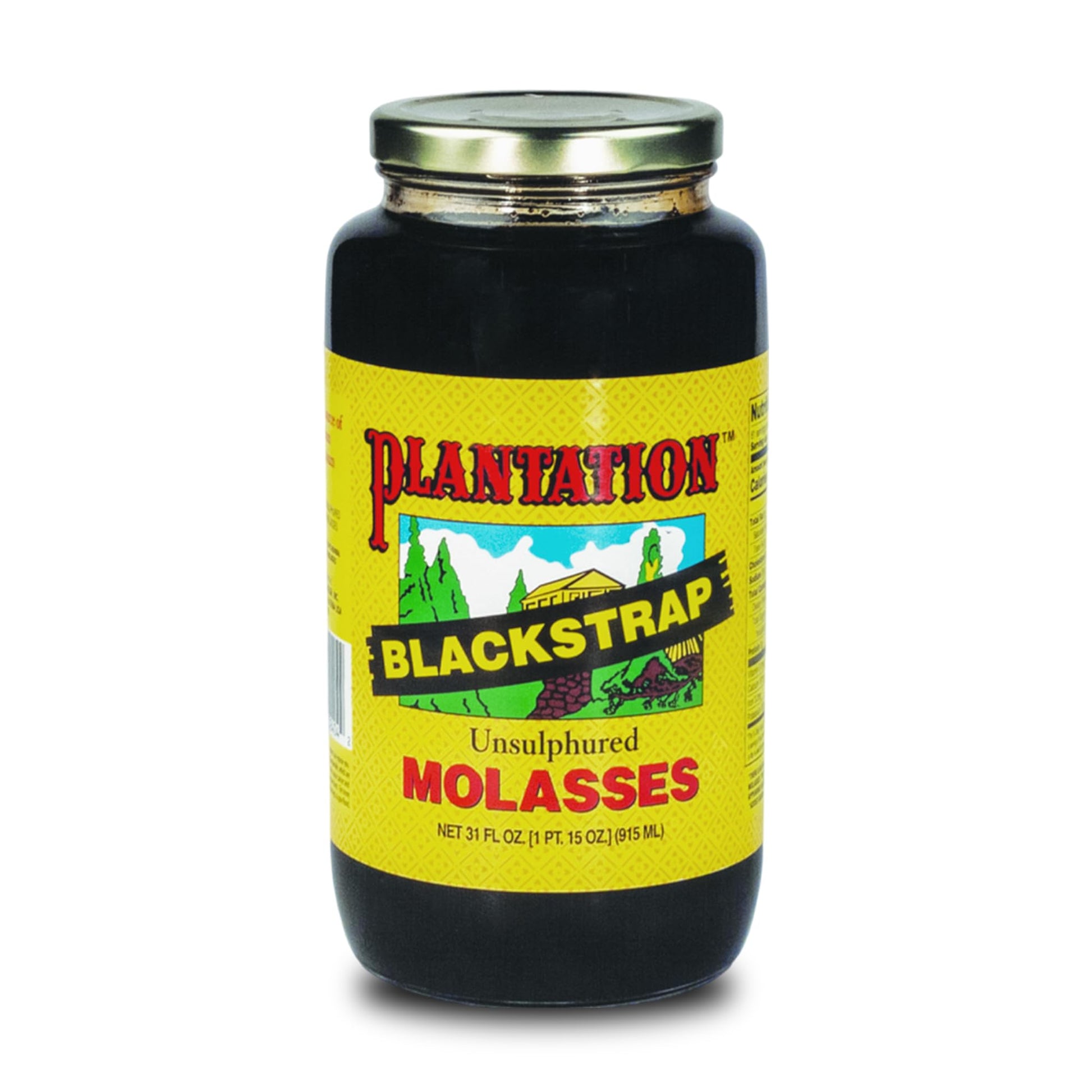 Plantation Blackstrap Molasses, Unsulfured, 31 oz