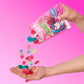 Katjes Plant Based Love & Stars Gummy Candy - Strawberry, Orange & Cherry Flavored Gummy Snacks - Palm Oil Free Chewy Candy Snack - No Animal Gelatin- No High Fructose Corn Syrup, 4.9Oz Reseasable Bag