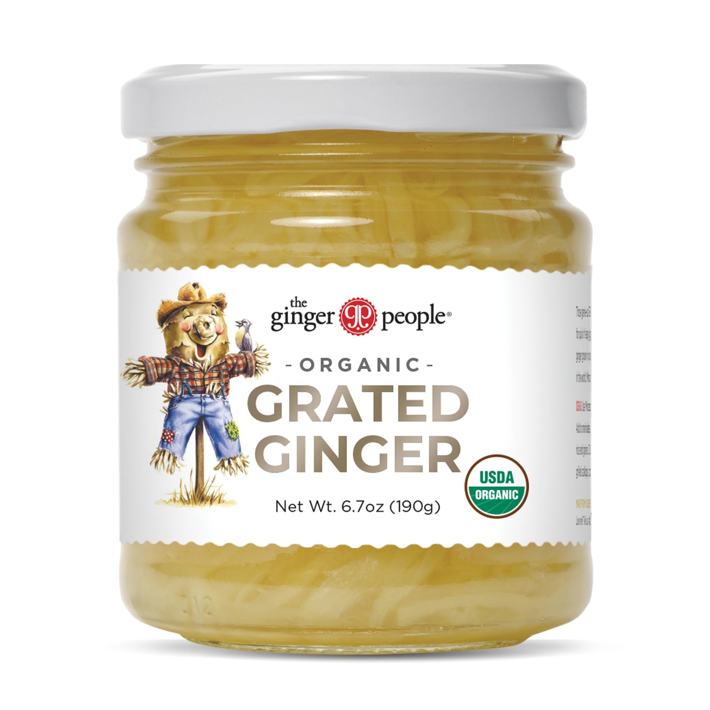 The Ginger People Organic Grated Ginger, No Artificial Ingredients, 6.7 oz (Pack of 1)