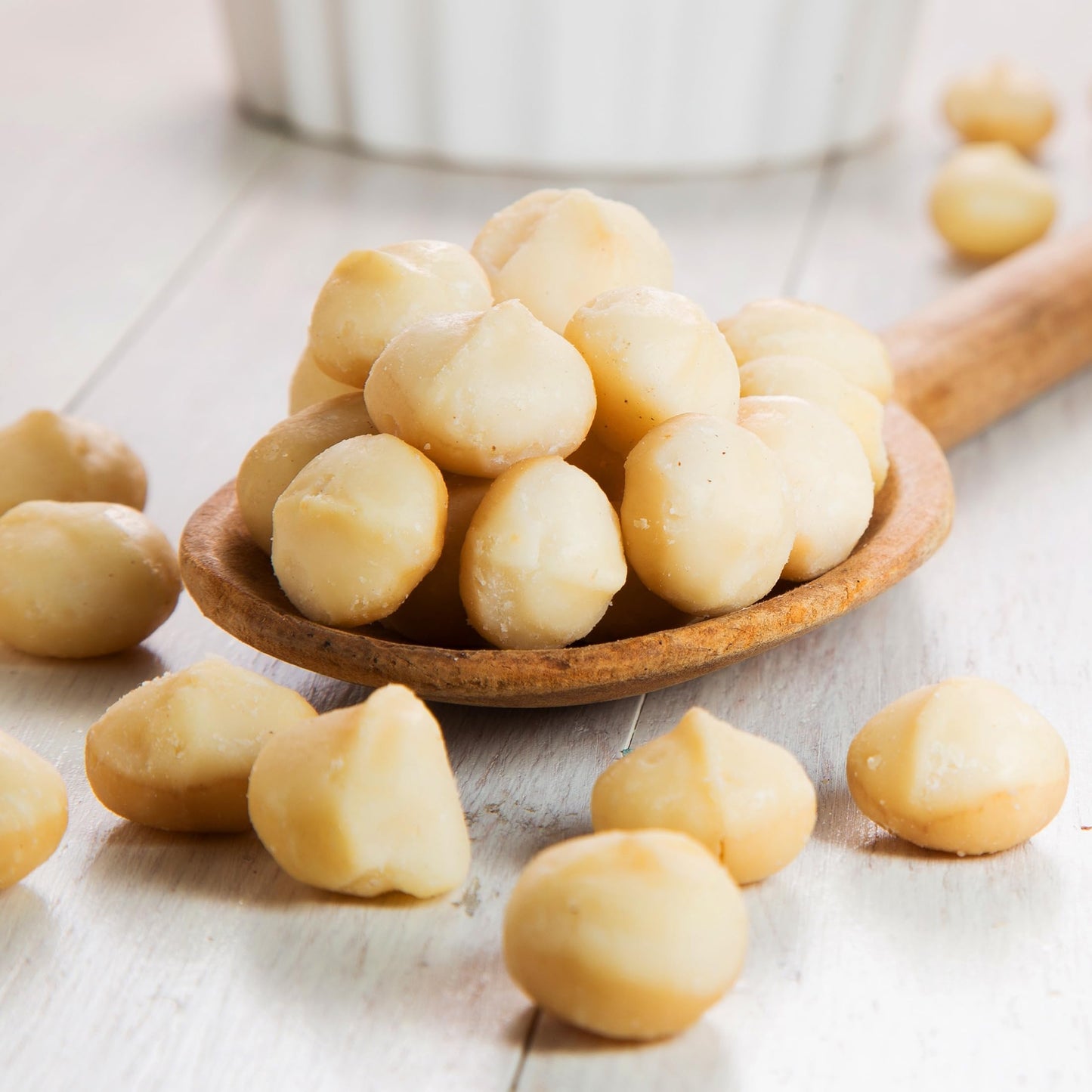 Hawaiian Macadamia Nut Company Dry Roasted Macadamia Nuts with Sea Salt 24 Oz  Source of Fiber  Gluten-Free and Certified Non-GMO  enhanced Quality  Crunchy and Delicious