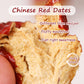KachiKachi Pitted Dried Jujube Dates - 1.1lb/500g, Sweet Chinese Red Dates for Snacks, Soup, Baking & Home Decor