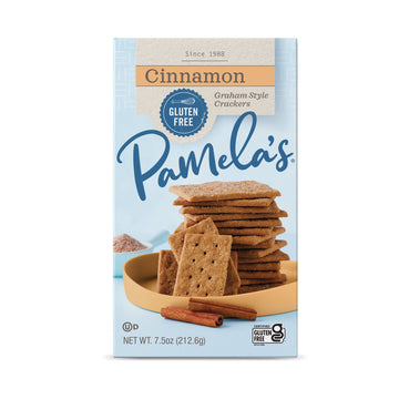 Pamelas Products Gluten Free Graham Crackers, Cinnamon, 7.5 Ounce