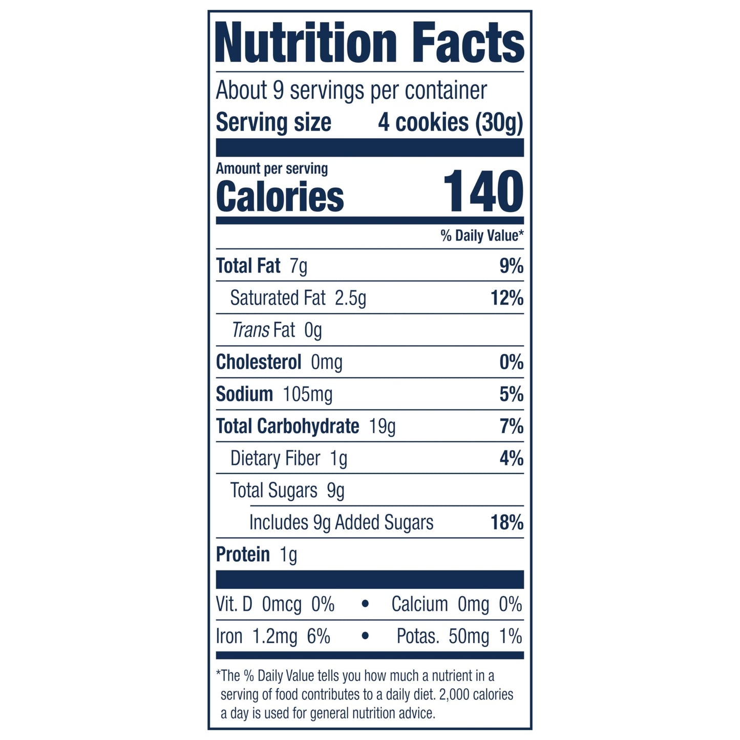 Famous Amos Classic Chocolate Chip Cookies, 9Oz Bag (Pack Of 8)