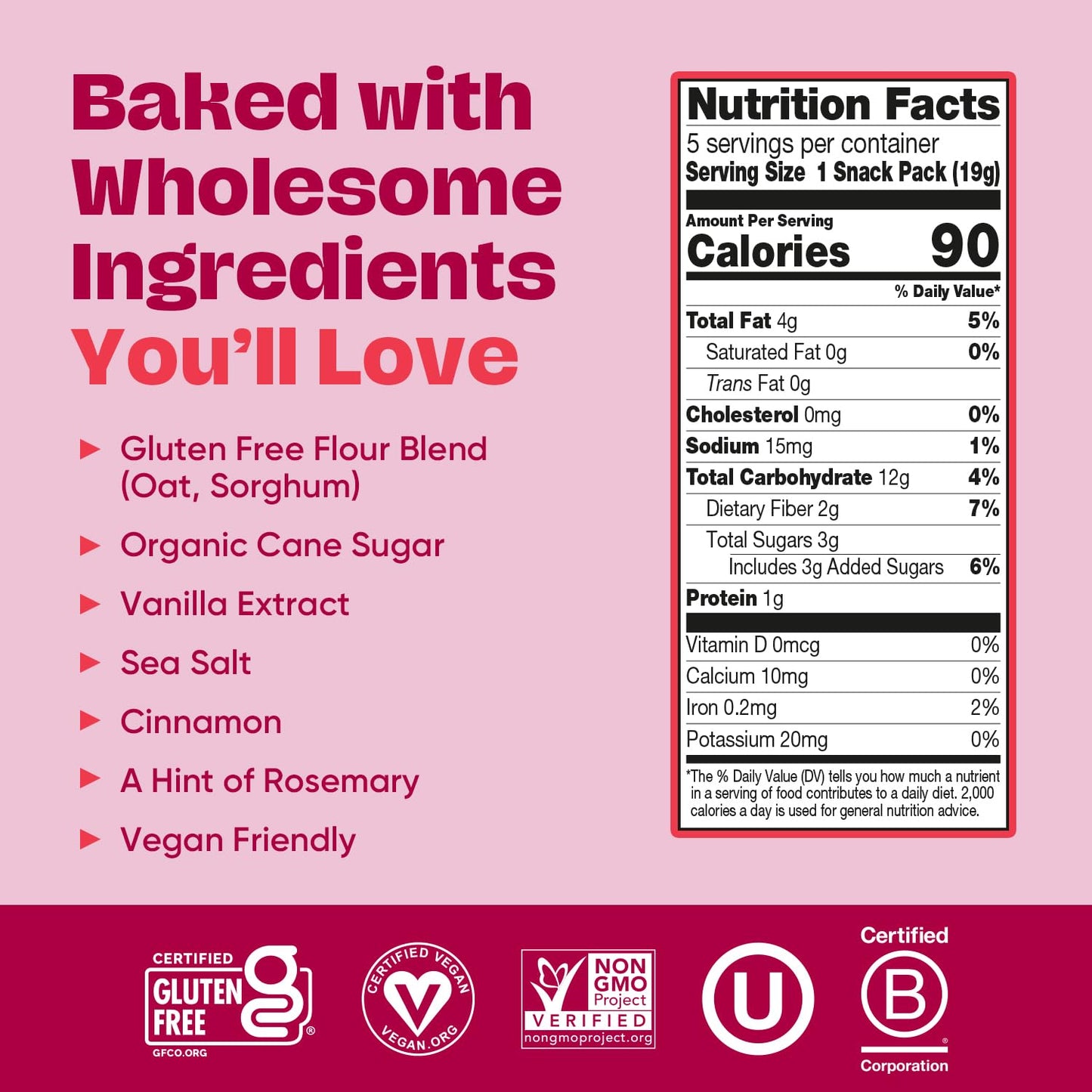 Partake Foods Gluten Free Classic Graham Cracker Minis - Vegan - Free From the Top 9 Allergens Including Dairy, Wheat, Soy, Eggs