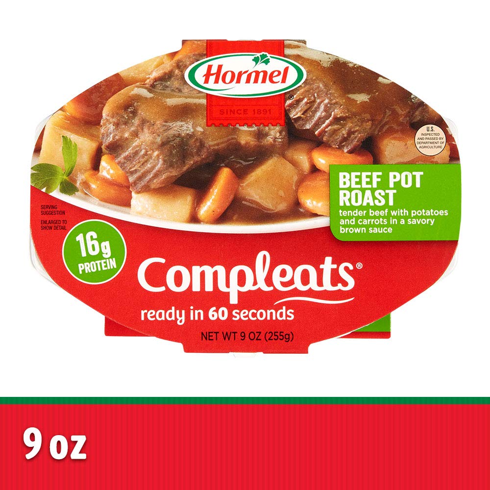 Hormel Compleats Beef Pot Roast, 9 Ounce