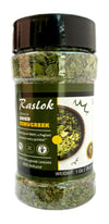 Raslok Dried Fenugreek Spice Leaves Herbs All Natural Kasoori Methi | 1oz - 28gm | Popular Seasoning Indian Spices| All Natural 