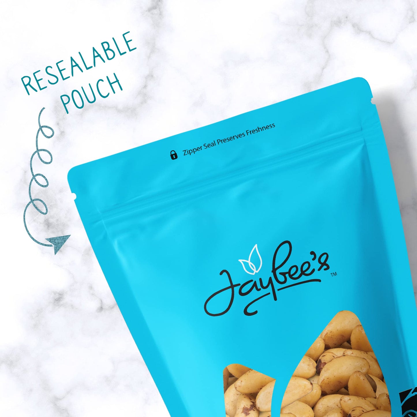 Raw Brazil Nuts 1 Pound (16 Oz) | Whole Natural Unsalted Brazilian Nuts | Healthy Protein Snack Whole Foods, Keto, Vegan Diet Friendly | Compare To Organic Brazil Nut | Kosher | Jaybees