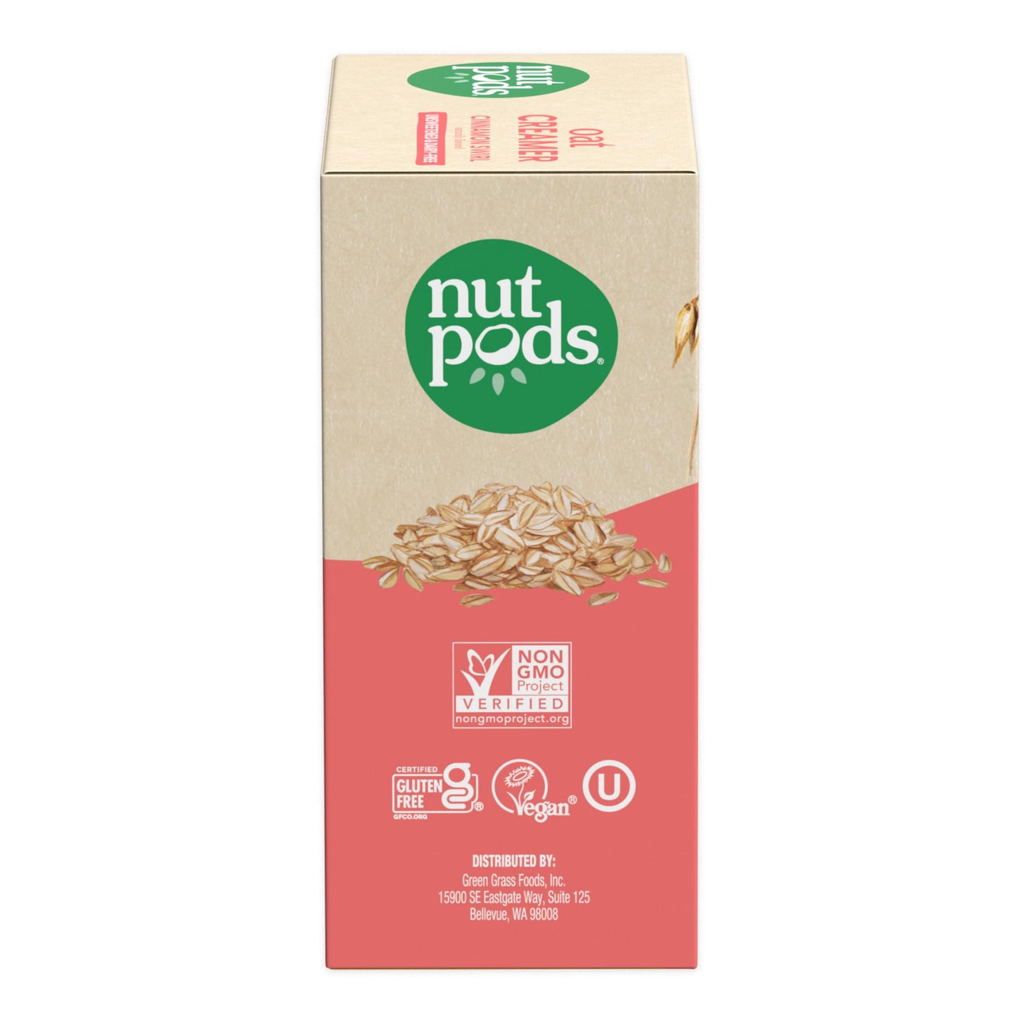 Nutpods Oat Cinnamon Swirl Coffee Creamer - Unsweetened Oat Milk Creamer - Nut-Free Non Dairy Creamer - Keto, Gluten Free, Non-Gmo, Vegan, Sugar Free, Kosher (3-Pack)