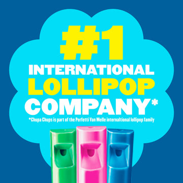 Chupa Chups Melody Pop, Assorted Flavors, Whistle Lollipops, Individually Wrapped Candy, 30 Count Showbox Case