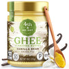 4Th & Heart Vanilla Bean Grass-Fed Ghee, 9 Ounce, Keto, Pasture Raised, Lactose And Casein Free, Certified Paleo